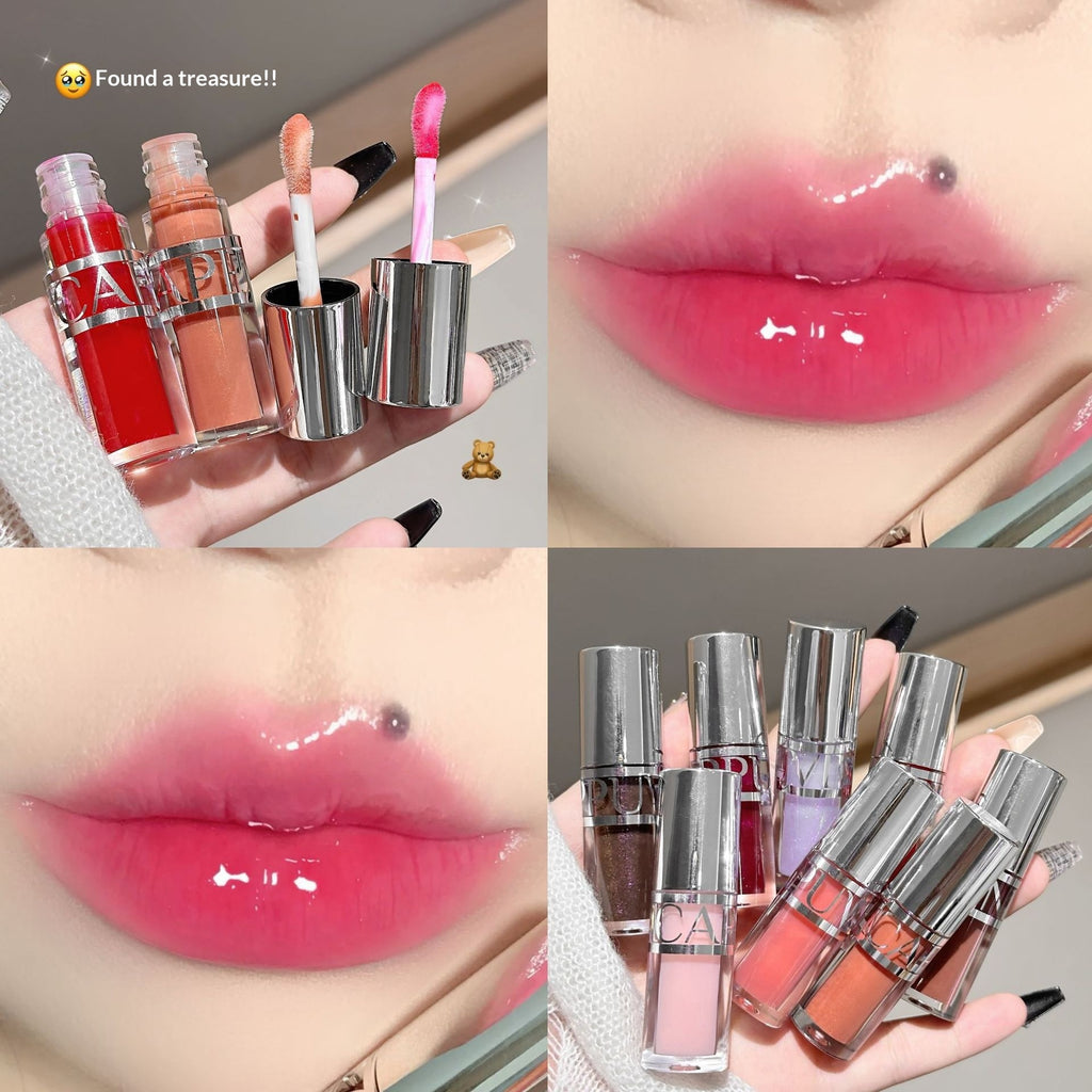Moisturizing Radiant And Plumping Lip Gloss With A Dewy Mirror-like Finish