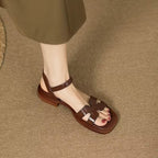 New Korean-style Versatile Flat Casual Sandals With A Single Strap