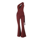 Casual Jumpsuit With A One-shoulder Design For A Slimming Figure-flattering Look