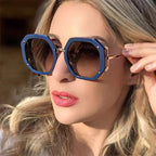 Polygon Large Frame Sunglasses