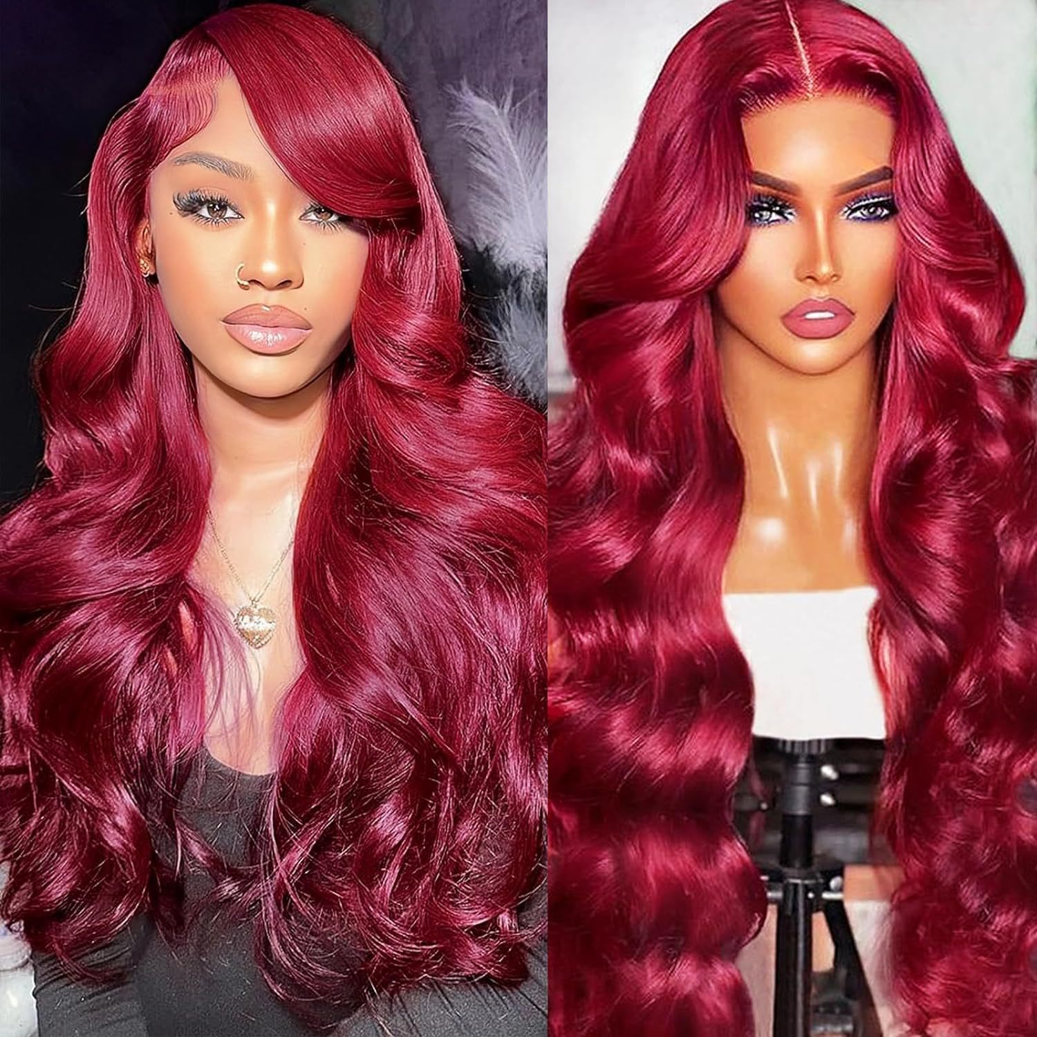 Front Lace Fashion Wavy Long Curly Hair Women's Wig