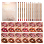Colorful Non-smudgeable Long-lasting Non-stick Lip Liner Set