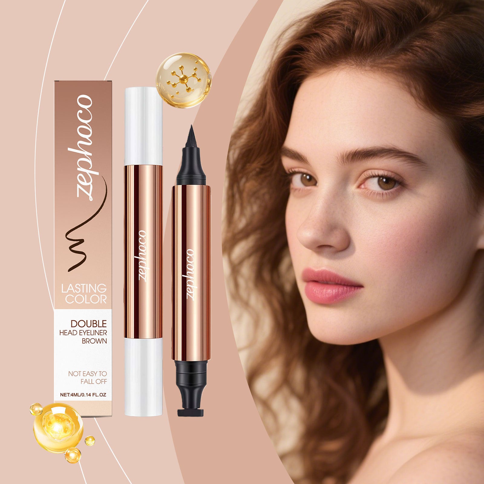 Silky Tip For Precise Eye Makeup A Dual Ended Eyeliner