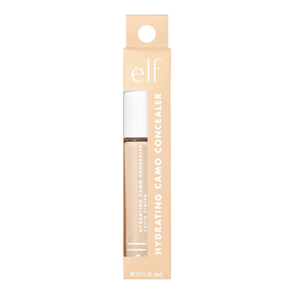 e.l.f. Hydrating Camo Concealer, Lightweight, Full Coverage, Long Lasting 0.20 Fl Oz