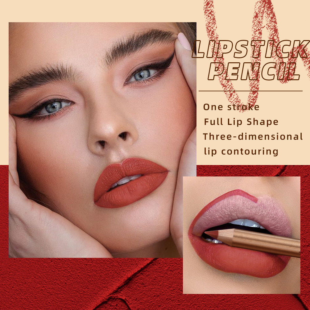 Colorful Non-smudgeable Long-lasting Non-stick Lip Liner Set