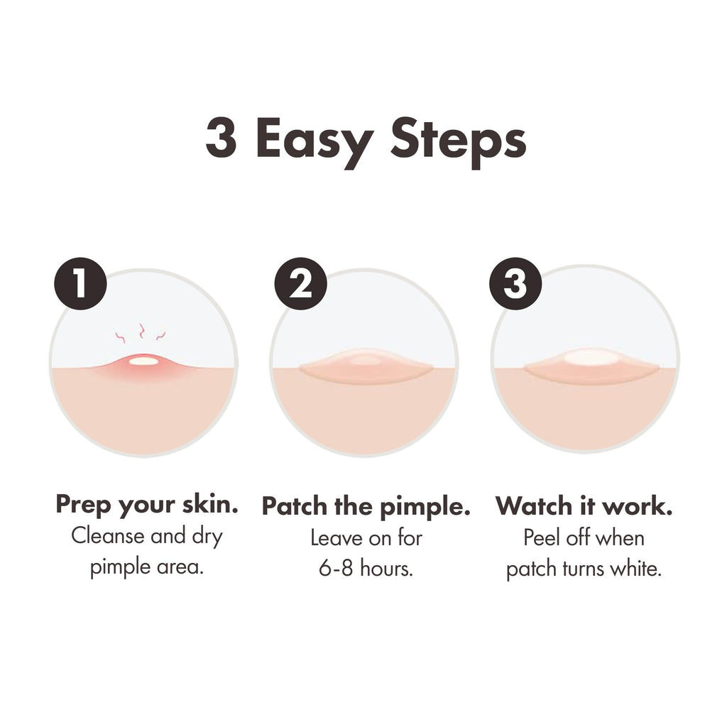 Hero Mighty Patch Day & Night, Hydrocolloid Pimple Patches (24 Pack)