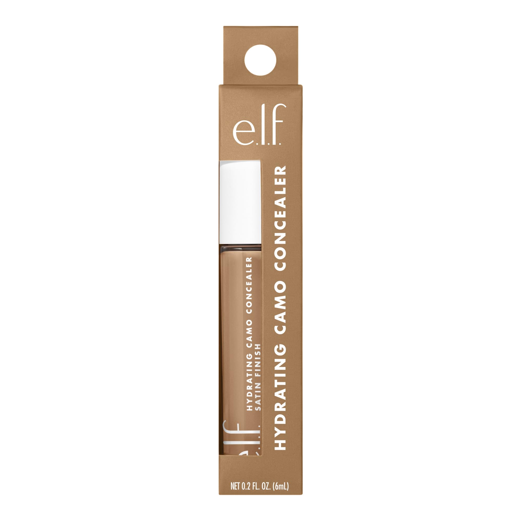 e.l.f. Hydrating Camo Concealer, Lightweight, Full Coverage, Long Lasting 0.20 Fl Oz