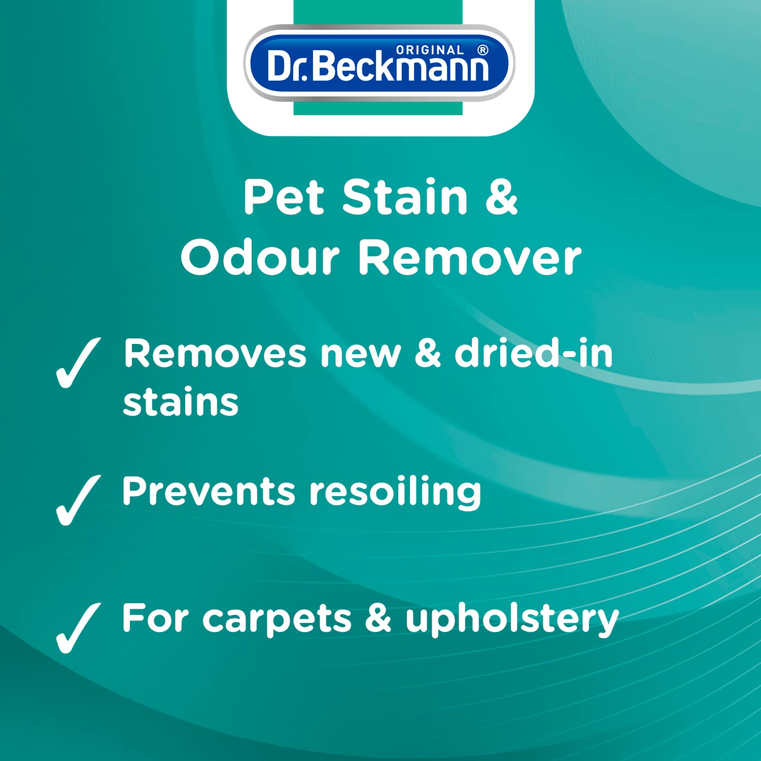 Dr. Beckmann Pet Stain & Odour Remover with Applicator Brush – 650ml