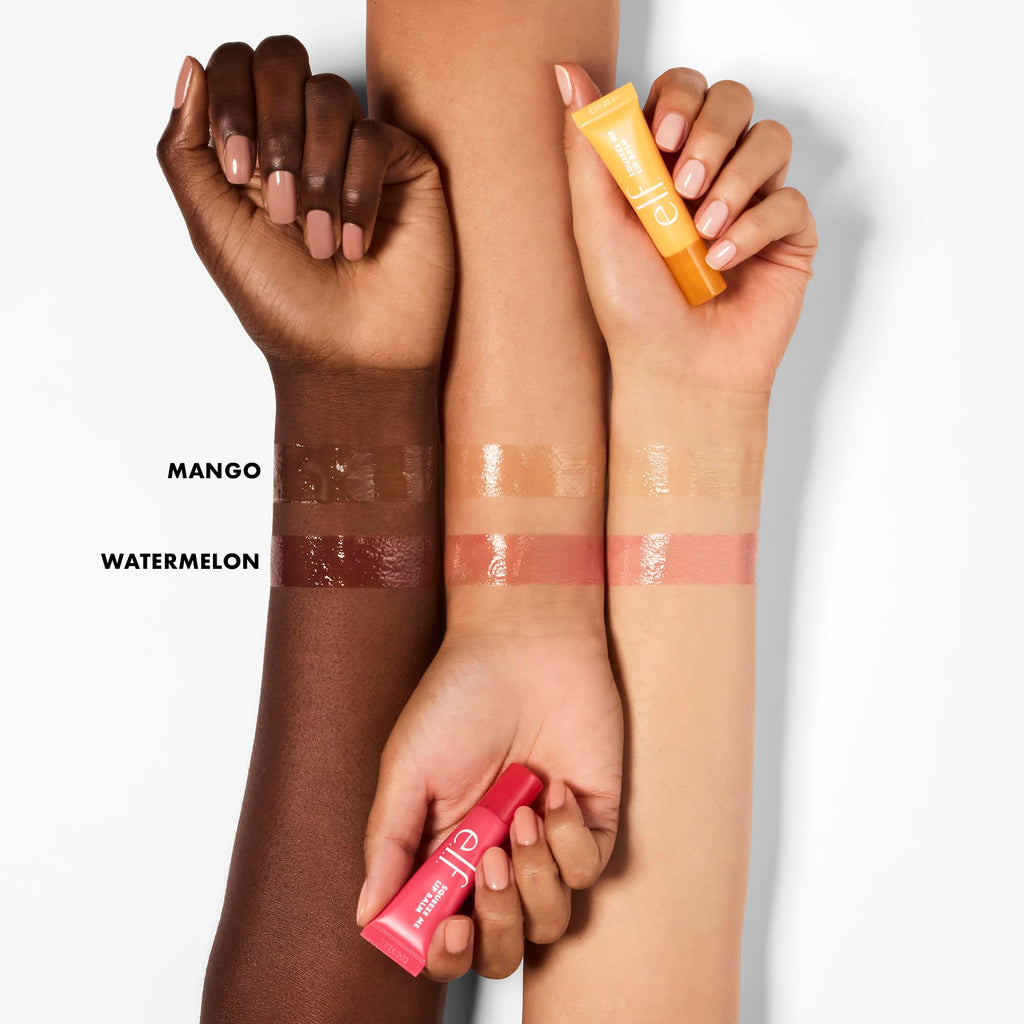 e.l.f. Squeeze Me Lip Balm, Hydrating Tinted Balm with Hyaluronic Acid – Vanilla Frosting