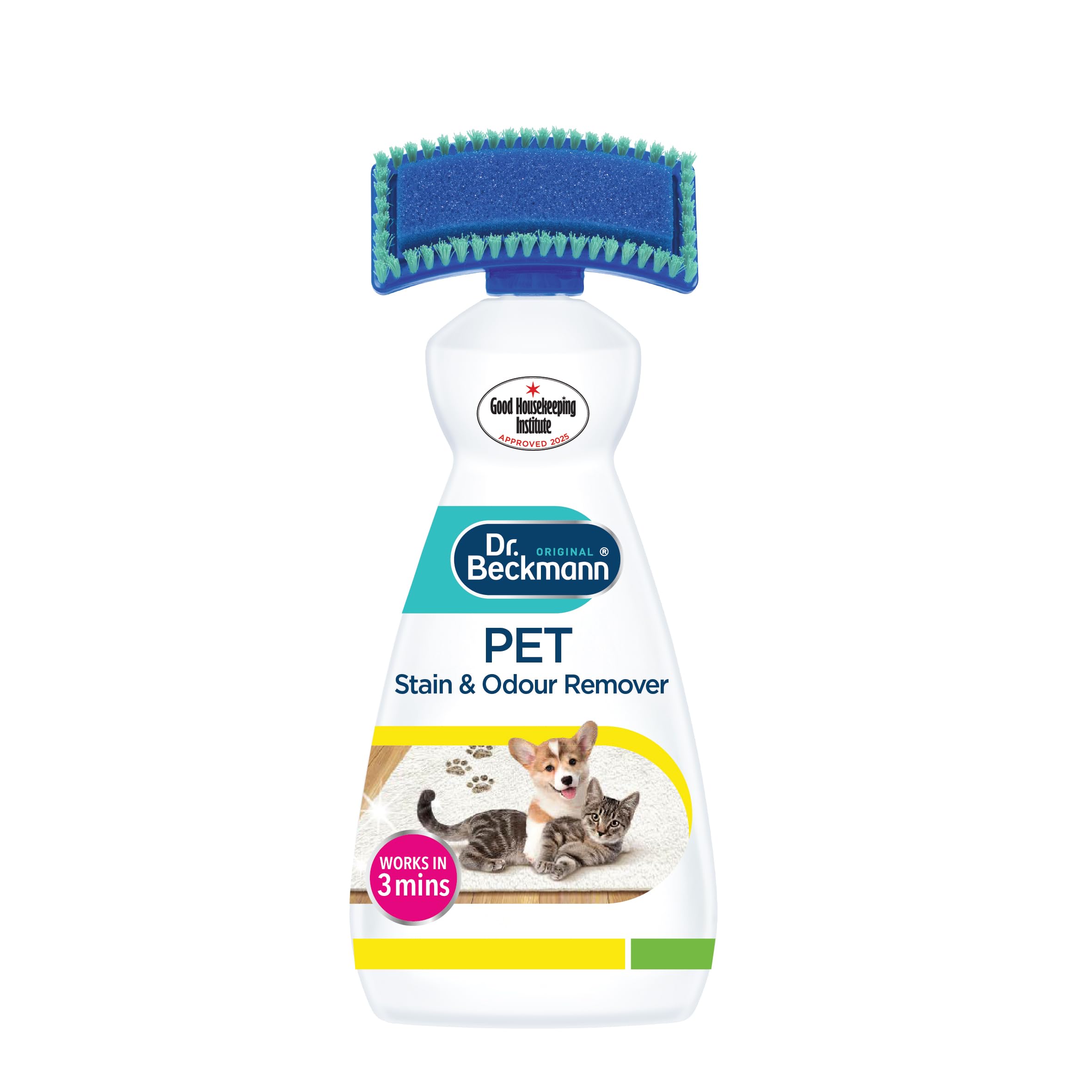 Dr. Beckmann Pet Stain & Odour Remover with Applicator Brush – 650ml