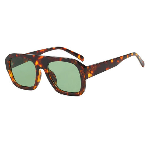 Single Bridge Large Frame Square Sunglasses