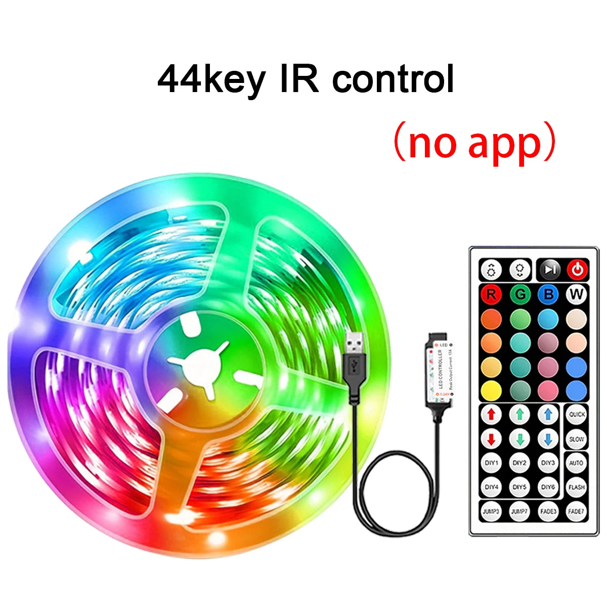 RGB LED Strip Lights with App Control – 5m/10m/20m/30m