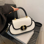 Premium Retro Matte Tote Bag Autumn Crossbody Mini Round Bag