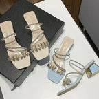 Women's Dignified Rhinestone Sandals
