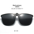 Ultra-light UV-protective Clip-on Sunglasses That Flip Up Compatible With Myopia Glasses