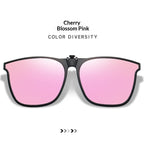 Ultra-light UV-protective Clip-on Sunglasses That Flip Up Compatible With Myopia Glasses