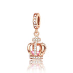 Copper-Plated Silver Dating Travel Camera Tower DIY Pendant