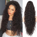 European And American-style Large Clip-in Long Wavy Ponytail Tiger-claw Long Curly Ponytail Wig